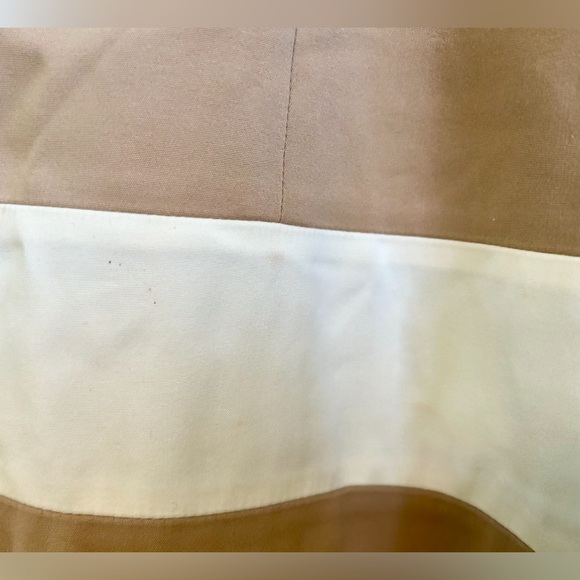 Max & Co. Sleeveless Shift Beige & Cream Color Dress - Picture 5 of 7